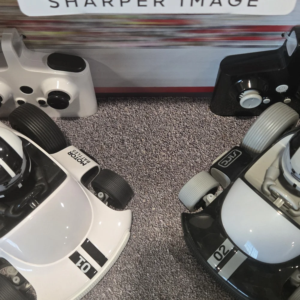 Sharper Image Black and White Futuristic Controllers‎